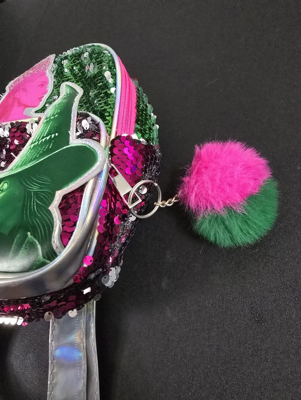 Kids Sequin Wicked Mini Backpack - Pink & Green